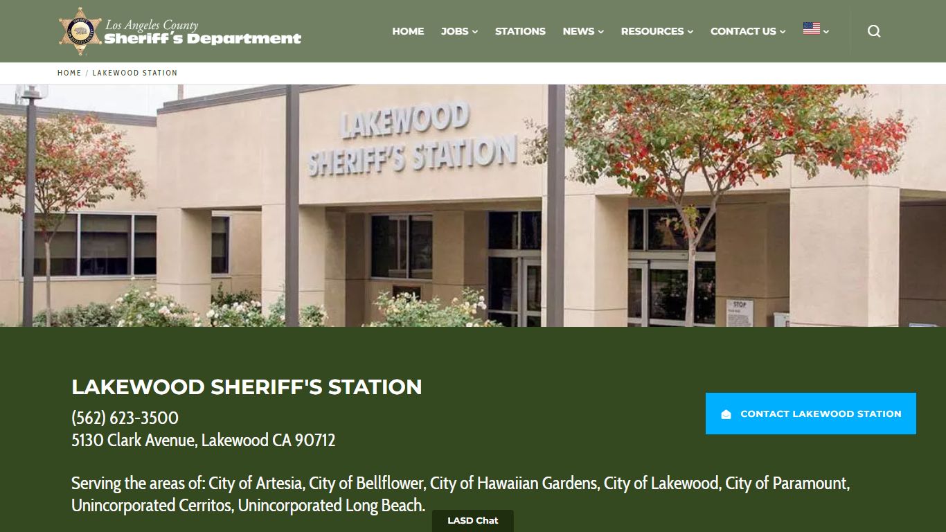 Lakewood Station | Los Angeles County Sheriff's Department